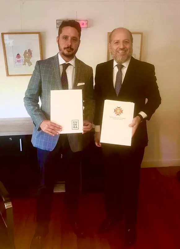 Firma de convenio interinstitucional con EUDEBA.