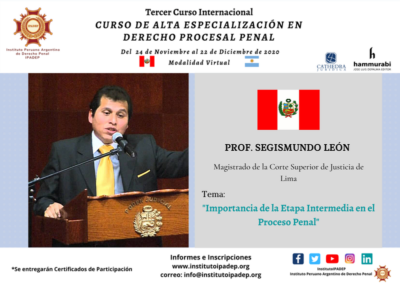 Afiche del profesor Segismundo León