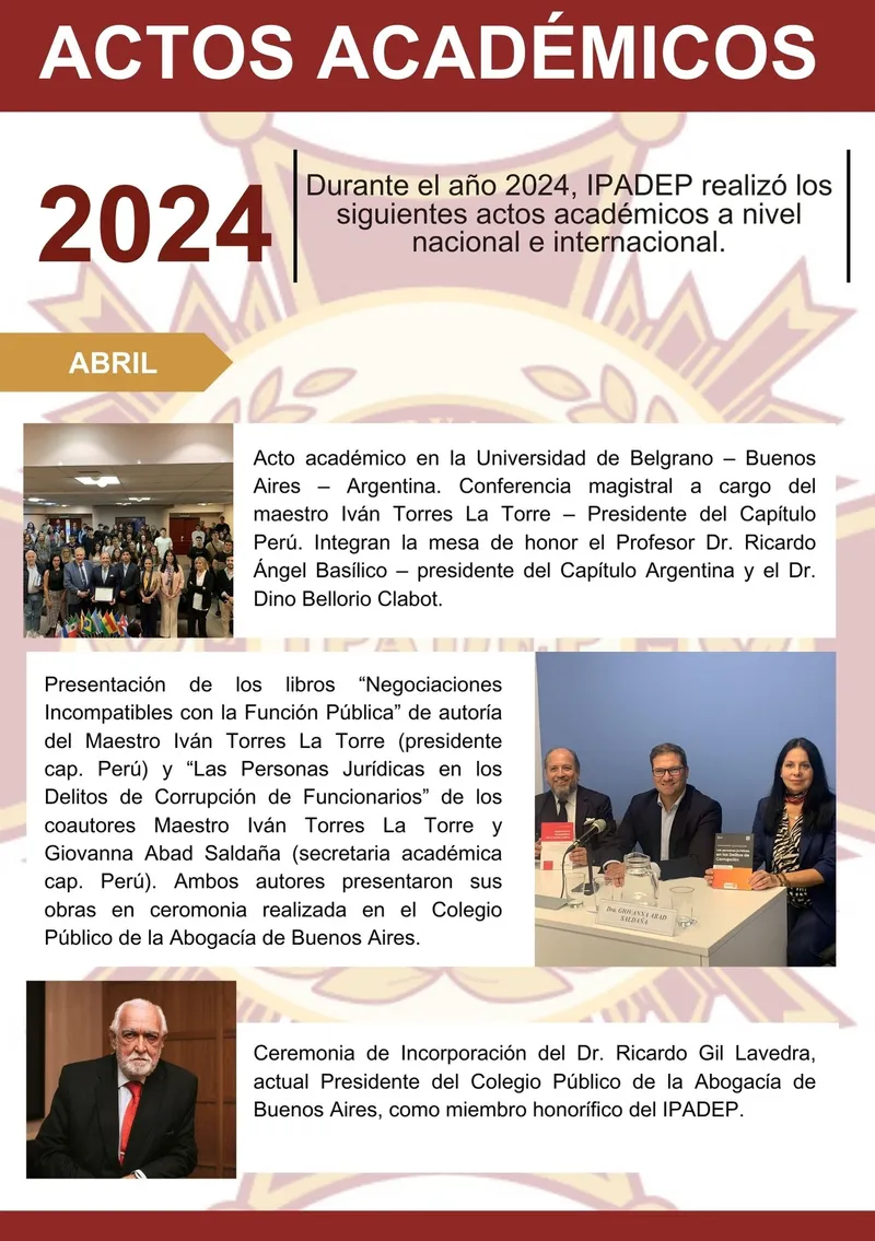Página 7: Actos académicos 2024 (abril)
